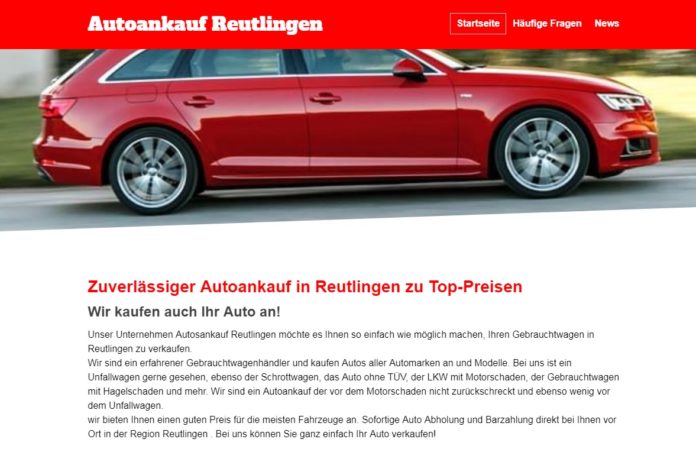 Autoankauf Reutlingen