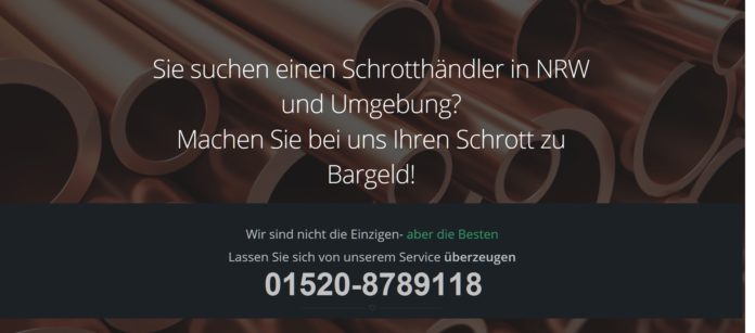 Schrottabholung Remscheid - Schrotthändler NRW