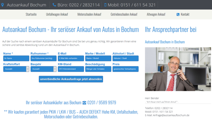 Autoankauf in Bochum