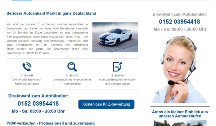 Autoankauf: Auto verkaufen Abholung Europaweit